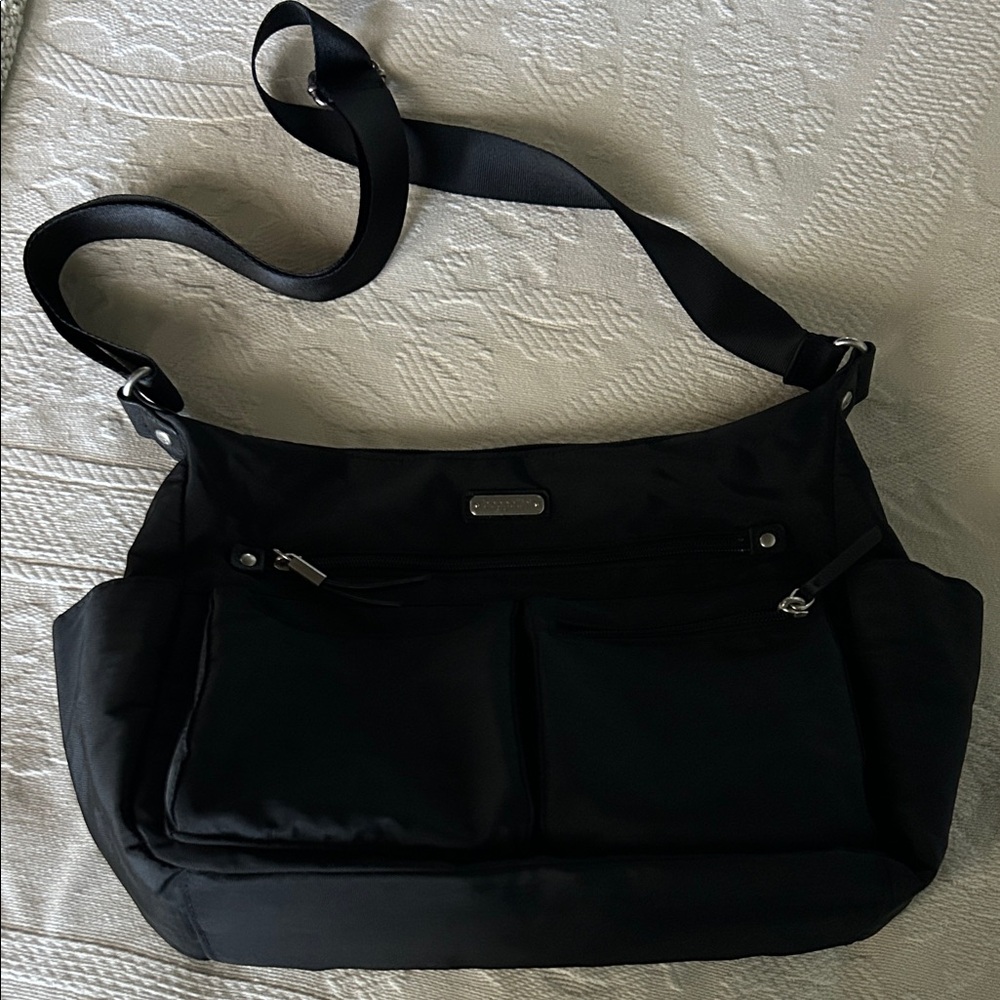 Black Nylon Baggallini Crossbody Bag